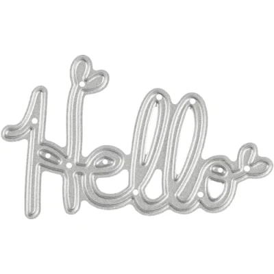 Afbeelding van Snijmal, afm 59x36 mm, , Hello, 1stuk