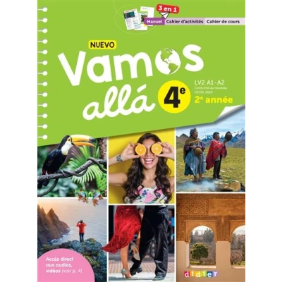 Image de NUEVO Vamos allá Espagnol 4e Ed. 2023 Manuel cahier élève