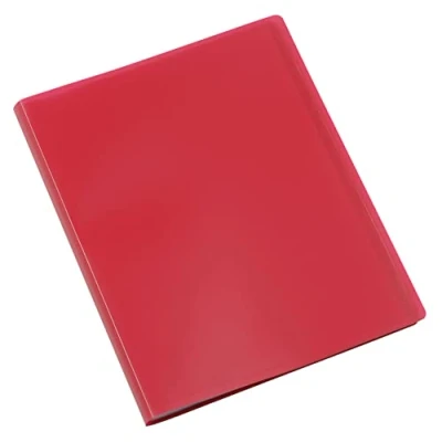 Afbeelding van Viquel Omslag A4 van polypropyleen 40 vues rood