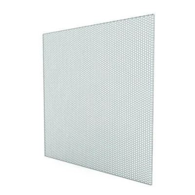 Afbeelding van Geperforeerde plafondplaat voor systeemplafond 595x595mm staal zwart