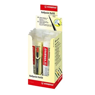 Afbeelding van Stabilo 2/040 02 Ecopacks navulballen, rood, 10 stuks