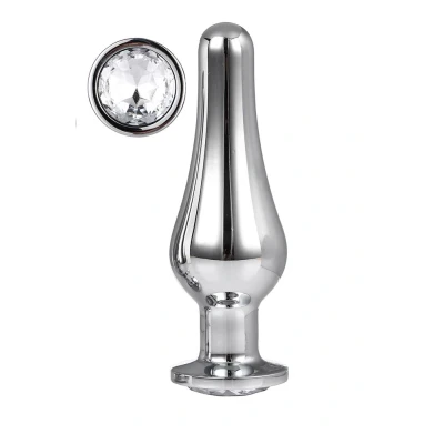 Afbeelding van Buttplug Gleaming Love Zilver Large