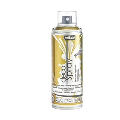Afbeelding van Pébéo Decospray 200 ml chroom goud