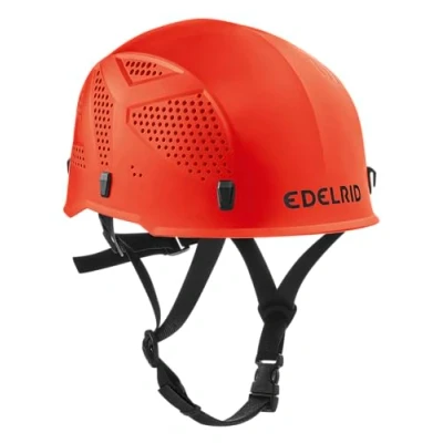 Afbeelding van EDELRID Ultralight III klimhelm voor volwassenen, uniseks, rood, één maat