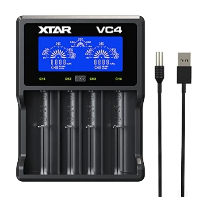 Afbeelding van XTAR VC4 Ni MH and Li ion USB batterij oplader