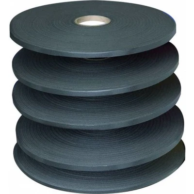 Afbeelding van Bostik pe fk band 9 x 2 mm 100 meter, antraciet, rol