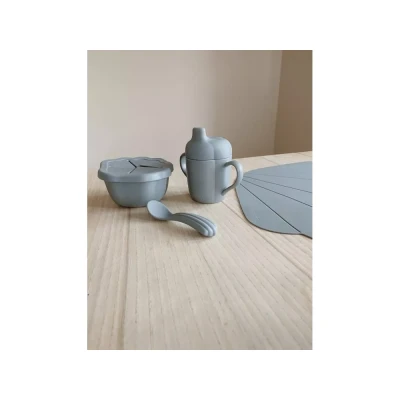 Afbeelding van Konges sløjd babyservies schelp light blue