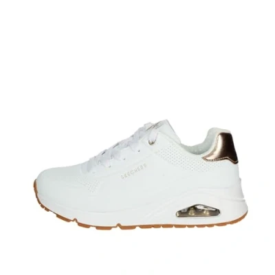 Image de Skechers Uno Gen1 Shimmer Away Chaussures de sport unisexes pour enfant, Trim synthétique blanc, 36.5 EU