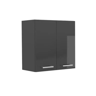 Afbeelding van Vicco Hangkast R Line, Antraciet Hoogglans/Antraciet, 60 cm