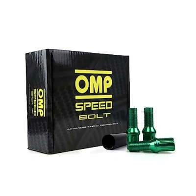 Afbeelding van Set Bouten OMP 27 mm Groen 20 uds M12 x 1,25