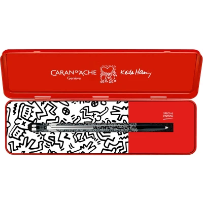 Afbeelding van Caran D&#039;ache Keith Haring balpen zwart special Edition