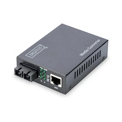 Image de DIGITUS Professional DN 82110 1 convertisseur de média à fibre optique Ethernet, Fast Gigabit Ethernet