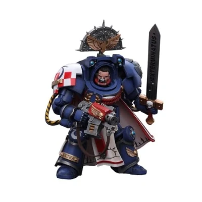 Afbeelding van Joy Toy (CN) Warhammer 40k figuur 1/18 ultramarijn terminator kapitein 12 cm