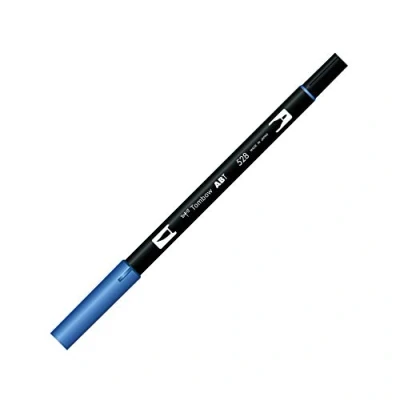 Afbeelding van Tombow ABT dubbele brushpen navy blue 528