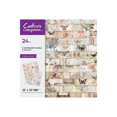 Afbeelding van CC Paperpad 30x30 cm Aged Distressed Florals