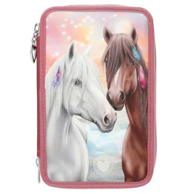 Afbeelding van Depesche Miss Melody 3 vaks etui met licht