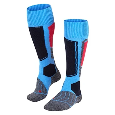 Afbeelding van Falke SK1 Skiing Functional Yarnwoolsilkmix Kniekousen, Dames, Maat: 35/36, Blue note (6545)