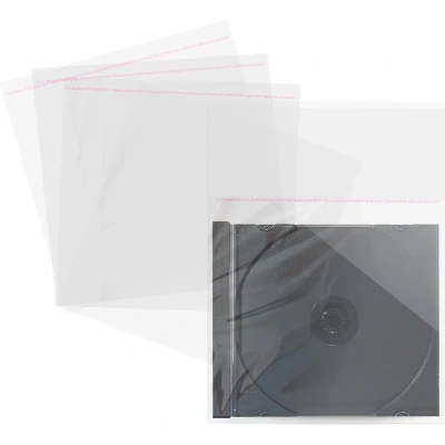 Afbeelding van MediaRange Plastic Hoesjes voor CD Jewelcases 10.4mm 100 Stuks