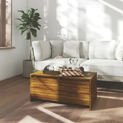 Afbeelding van Salontafel 90x50x41,5 cm spaanplaat bruineikenkleurig