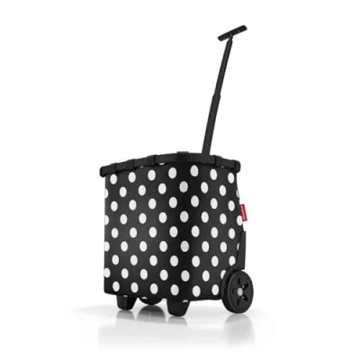 Afbeelding van Reisenthel Carrycruiser Boodschappentrolley 40L Frame Dots Wit