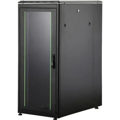 Afbeelding van Digitus DN 19 26U 6/10 B 1 19inch patchkast (b x h d) 600 1342 1000 mm 26 HE Zwart, Zwart (RAL 9005)