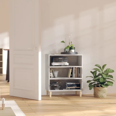 Afbeelding van Dressoir 57x35x70 cm spaanplaat betongrijs