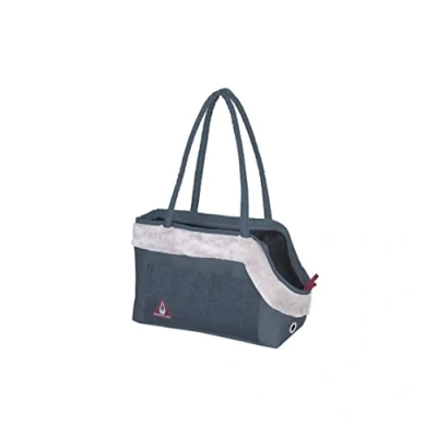 Afbeelding van Duvoplus Draagtas Hond Paris Pet Bag Chic 42x21x27cm Blauw 1st