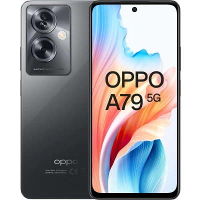 Afbeelding van OPPO A79 5G 4GB/128GB Zwart met Youfone abonnement 200 minuten + 40000 MB 4G+