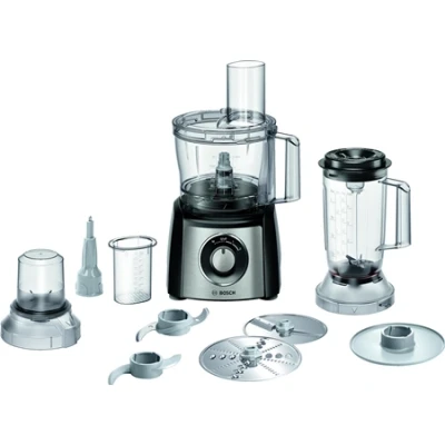 Afbeelding van Bosch MCM3PM386 MultiTalent 3 Foodprocessor RVS/Zwart