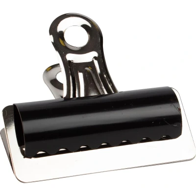 Afbeelding van Q connect Bulldogclip, Zwart, 75 Mm, Doos Van 10 Stuks Bulldogclips