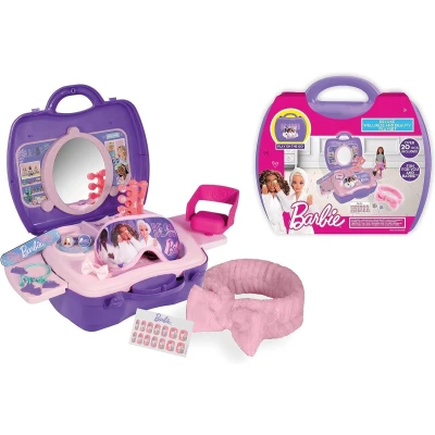 Afbeelding van Barbie Deluxe 20 Delig Wellness &amp; Beauty Barbiepop Speelset Pop Speelfigurenset Leeftijd 3+