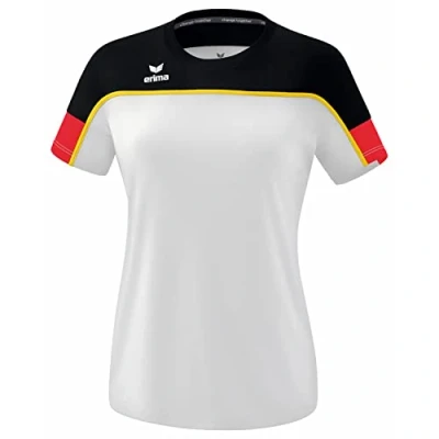 Afbeelding van erima CHANGE by T shirt dames wit/zwart/rood