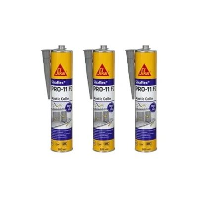 Afbeelding van SIKA Sikaflex PRO 11 FC Purform lijmkit, betongrijs, 300 ml, 3 stuks