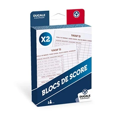 Afbeelding van La Ducale Set van 2 Yams scoreblokken reisspel, 10014698, Frans