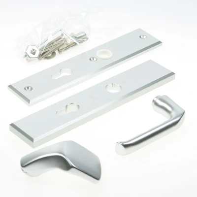 Afbeelding van Hoppe London veiligheidsbeslag knop/kruk Aluminium F1 PC72 LS SKG***