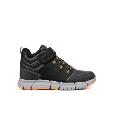 Afbeelding van Geox Flexyper BOY ABX Snowboots voor kinderen, Maat: 39, Black/navy Leer en textiel