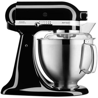 Image de KitchenAid Artisan Premium Robot Pâtissier À Tête Inclinable 4,8l 5ksm185ps Onyx Black