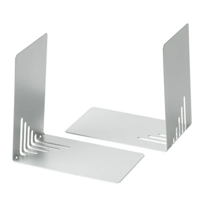Image de Maul serre livres en métal 14 x 8,5 cm (2 pièces) argent