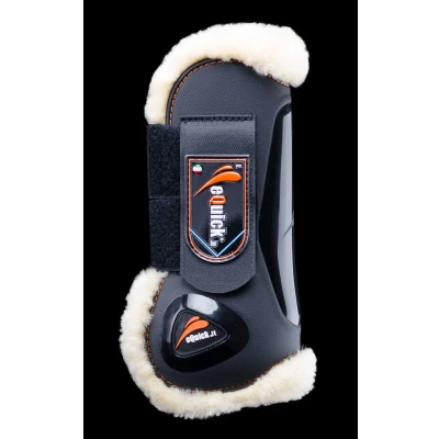 Image de eQuick Protèges Tendons eLight Front Fluffy Noir Cob