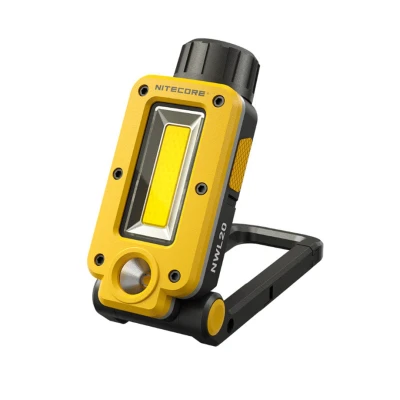 Afbeelding van Nitecore NWL20 multifunktionale Arbeitsleuchte, 600 Lumen, COB Flutlicht und LED Spotlicht, mit Rotlicht, inklusive NL2150 21700 Li Ion Akku