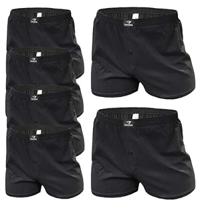 Afbeelding van SGS Set van 6 10 onderbroeken voor heren, 6. stuks zwart., 4XL