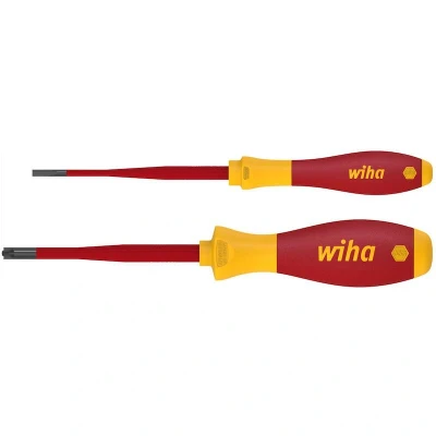 Afbeelding van WIHA SoftFinish Electric slimFix SLXeno Schroevendraaierset SB3201S204 2 delig in blister