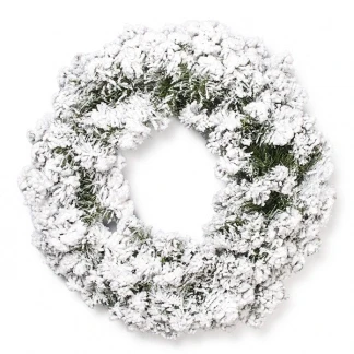Afbeelding van Kerstkrans Everlands Ø 60 cm (Besneeuwd, Binnengebruik)