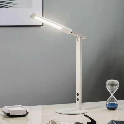 Afbeelding van LED bureaulamp Ideal met dimmer, wit
