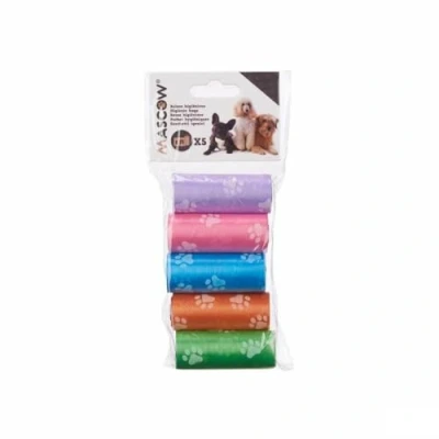 Afbeelding van Hygiënezakjes Multicolour Plastic Huisdieren 5 Onderdelen (12 Stuks)