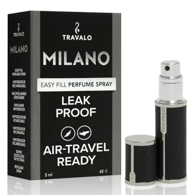 Afbeelding van Travalo Milano Refillable Perfume Sprayer 5 Ml Black