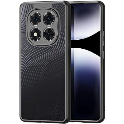 Afbeelding van Dux Ducis Aimo Series Xiaomi Redmi Note 14 Pro 4G / Poco F7 Black (Xiaomi Pro), Smartphonehoes, Zwart