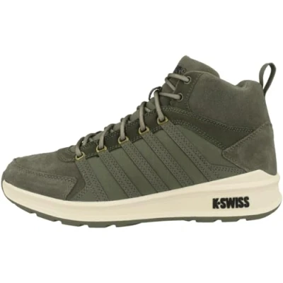Afbeelding van K SWISS Vista MID WNT Sneakers hoog, Heren, Maat: 41.5, Deep lichen black Leer