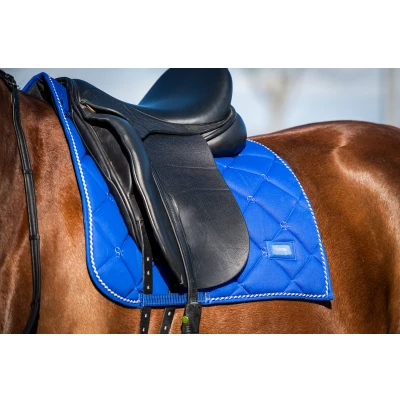 Image de HB Showtime Tapis de Selle Crown Polyvalence/ressorts Bleu roi Full