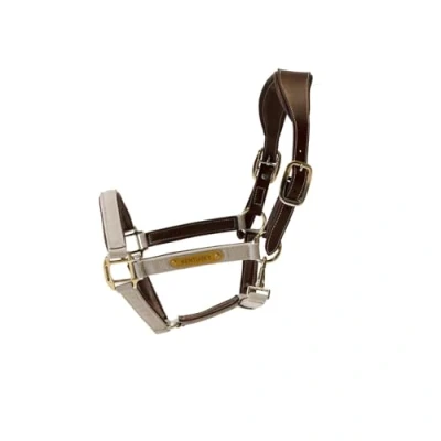 Afbeelding van Kentucky Anatomische halster van nylon Cob beige